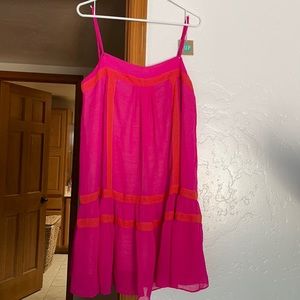 Xl, rachel Roy dress. Hot pink and orange